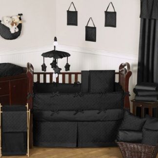 Baby Bedding Crib Set – Black