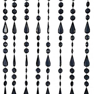 Black Beaded Curtain