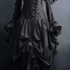 Black Gothic Dress Full Length