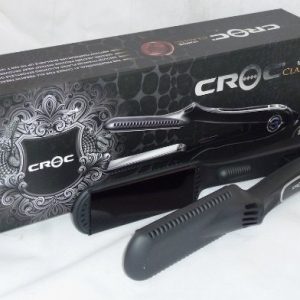 Croc Nano-Titanium Flat Iron – Black