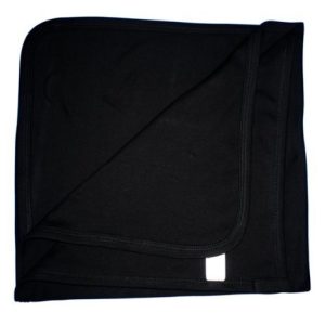 Soft Cotton Baby Blanket – Black