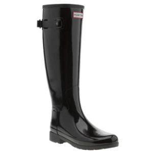 Hunter Original Refined Gloss Black Boot