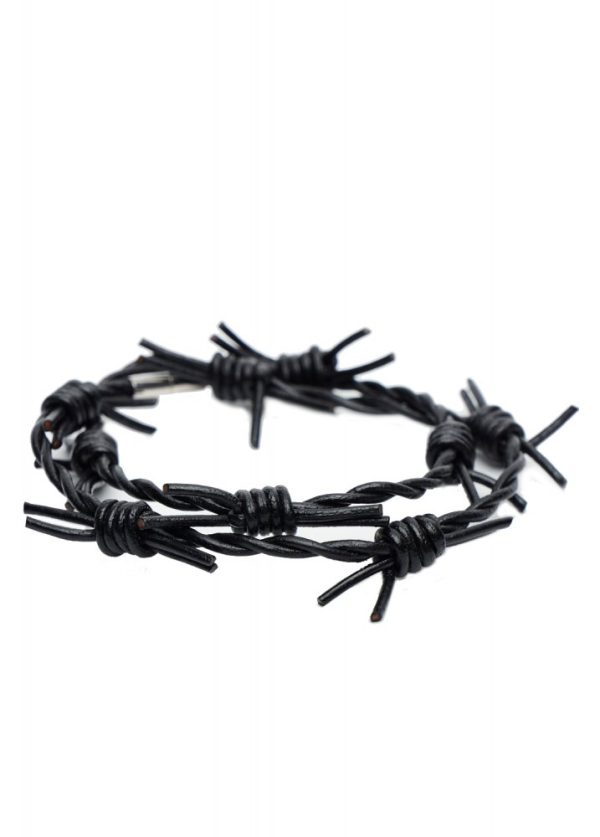 Leather Barbed Wire Choker