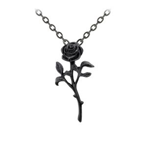 Alchemy England Black Rose Pendant