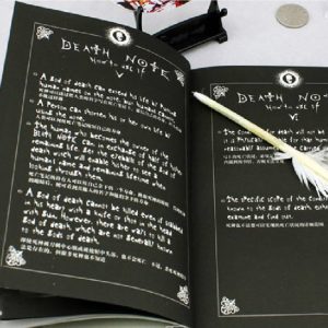 Death Note Notebook Feather Pen