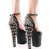 Pleaser Fury Spiked Platform Heels Image 2