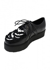 Banned Apparel Rebel Rebel Psychobilly Bats Creepers