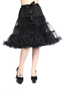 Banned Apparel Rockabilly Ribbon Petticoat - Black