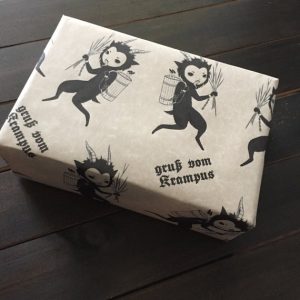 Krampus Wrapping Paper