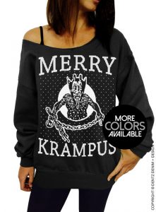 Merry Krampus Christmas Sweater