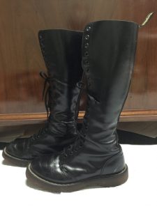 Dr Martens Vintage 90's Knee High Made In England 20 Eyelet Boots