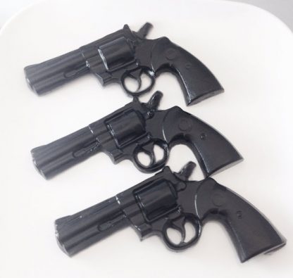 Set of 3 Black Gun Soaps
