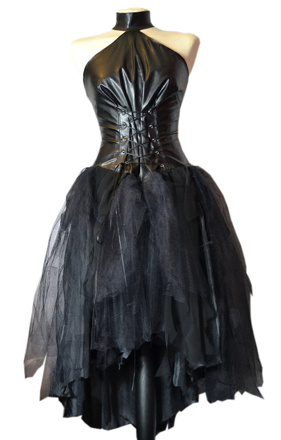 Emo Wedding Dresses - I Want It Black