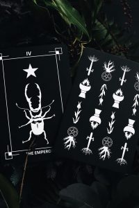 The Dark Exact Tarot Deck - Black Tarot Cards
