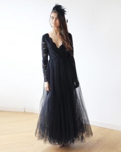 Gothic Black Wedding Dresses - I Want It Black