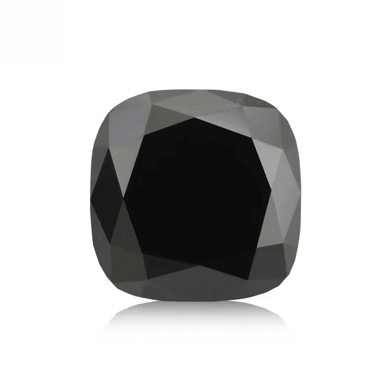 Cushion Cut Black Diamond 6.49 carat