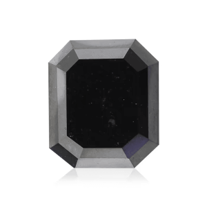 Emerald Cut Black Diamond 1.23 carats