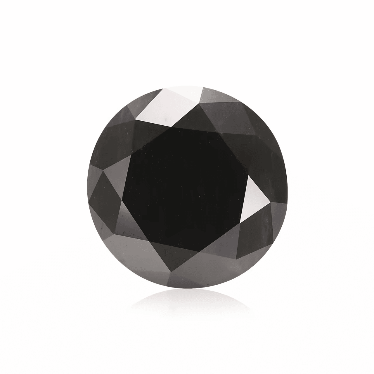Round Cut Black Diamond 22.00 carats